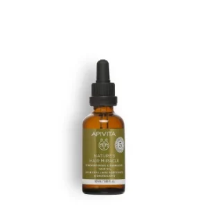 APIVITA NATURE'S HAIR Huile Miracle Capillaire Fortifiante & Énergisante 50ML