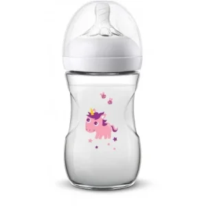 AVENT BIBERON NATURAL 2.0 9OZ UNICORN 260ML SCF070/25