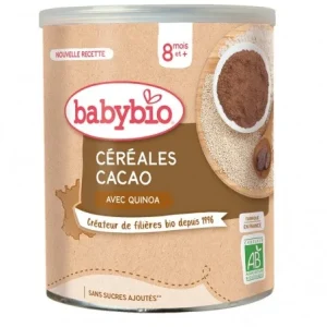 BABYBIO CÉRÉALES CACAO AVEC QUINOA 220G
