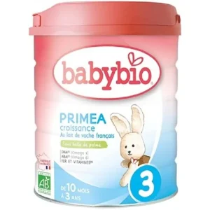 BABYBIO Lait de Croissance Primea 3ème Âge 800G