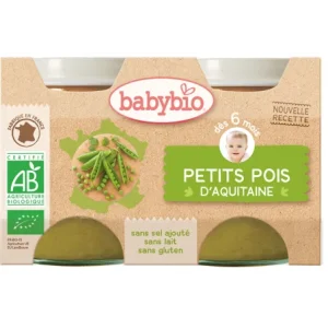Babybio Petits Pois d’Aquitaine 2X130G