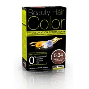 BEAUTY HAIR COLOR Châtain Clair Lumineux 5.34- 160ml