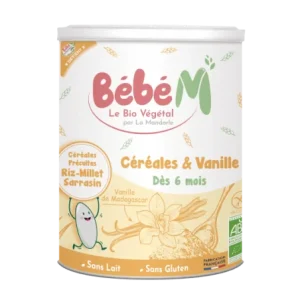 BÉBÉ M CÉRÉALES & VANILLE 400G (DÈS 6 MOIS)