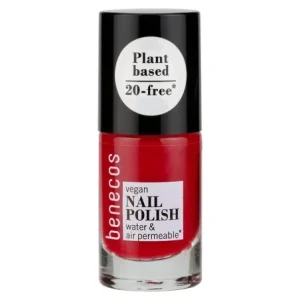 BENECOS NAIL POLISH - VINTAGE RED - PERMÉABLE À L'EAU ET À L'OXYGÈNE 5ML