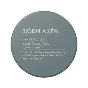 BJORN AXEN Extra Matt Clay Super Strong Hold 80 ml