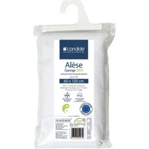 Candide ALESE EPONGE BLANC pour lit 60*120 cm - 232004