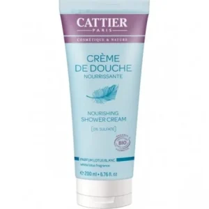 Cattier CREME DE DOUCHE NOURRISSANTE- parfum LOTUS BLANC 200ml