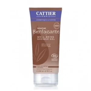 Cattier Gel Douche Bienfaisante Crème Caramel sans sulfates 200ml