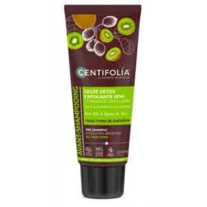 CENTIFOLIA AVANT-SHAMPOING GÉLEE DÉTOX EXFOLIANTE Gommage Capillaire 2en1 200ml