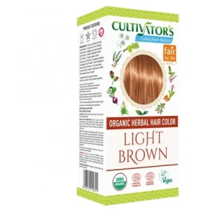 CULTIVATORS ORGANIC HERBAL HIAR COLOR LIGHT BROWN