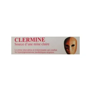 DERMO SOINS CLERMINE CRÈME RÉNOVATRICE ET ÉCLAIRCISSANTE 30G
