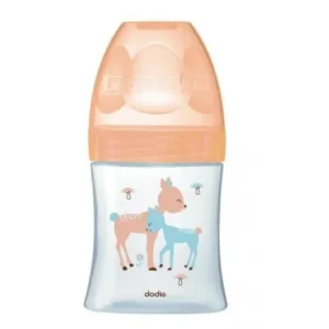 DODIE BIBERON SENS+ VERRE 150ML BEIGE BICHE 0-6 M TÉT PLATE D1
