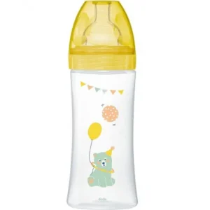 DODIE BIBERON SENSATION+ 330ML LE CIRQUE +6 M TÉT PLATE D3