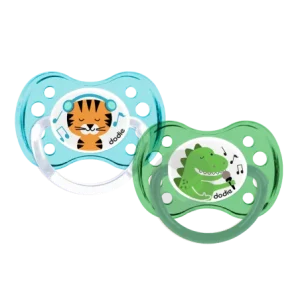 DODIE SUCETTE ANATOMIQUE 28 +6M DUO TIGRE/DINOSAURE