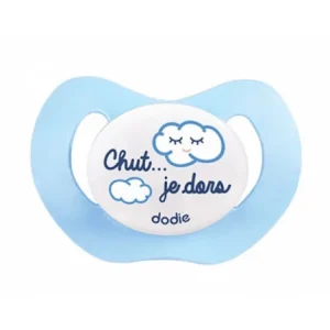 DODIE Sucette Physiologique 0-­‐6 Silicone 39 NUIT NUAGE