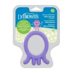 DR BROWNS ANNEAU DE DENTITION FLEXEES FRIENDS PIEUVRE VIOLET 3 MOIS+