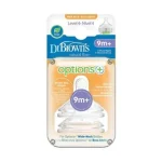 DR BROWNS OPTIONS+ TETINE COLE LARGE NIVEAU 4 PACK DE 2 9 MOIS +