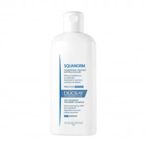 DUCRAY SQUANORM Shampooing traitant antipelliculaire - Pellicules grasses 200ml
