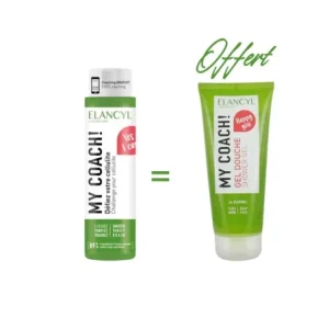 ELANCYL MY COACH ANTI CELLULITE 200ML ACHETE +ELANCYL MY COACH GEL DOUCHE AU GUARANA 200 ML Offert