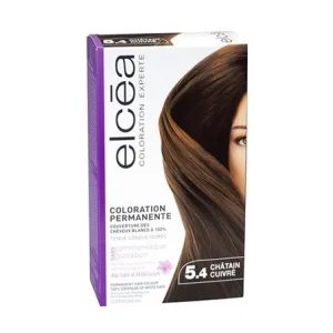 Elcéa Coloration PERMANENTE Chatain Cuivre 5.4
