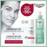 Eucerin Pack Promo Dermopure Sérum Triple Action 40ML + DERMOPURE Gel - 200ml