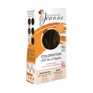 LES COULEURS DE JEANNE COLORATION BRUN 100% VEGETALE 2x50G