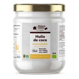 Maison de coco Huile Vierge de Noix de Coco, BIO 300 g -