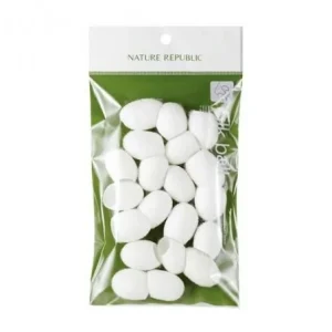 NATURE REPUBLIC Boule de soie naturelle fraîche nettoyantes pour le visage 20 unite