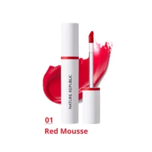 NATURE REPUBLIC BYFLOWER TRIPLE MOUSSE TINT 01 RED MOUSSE