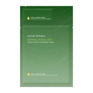 Nature Republic GINSENG ROYAL SILK GOLD 2 STEP HYDROGEL MASK