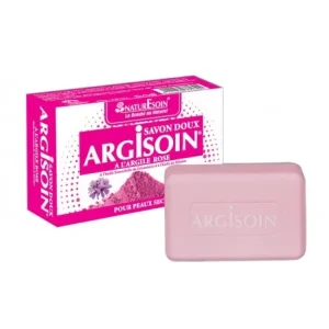 NATURE SOIN ARGISOIN SAVON DOUX A L’ARGILE ROSE 125g