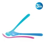 NUBY Lot de 2 cuillères thermosensibles +3 mois - ID5586