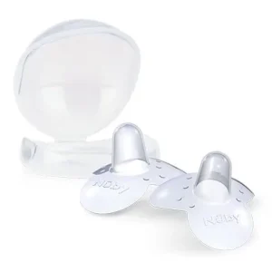 NUBY Lots de 2 bouts de sein Classique avec boite de rangement - ID4804