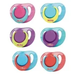 NUBY Sucette en silicone classique orthodentique avec picots de massage 6-36m ID92990MOS