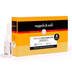 NUGGELA & SULÉ – PACK 4 AMPOULES EFFICACES CONTRE LA PERTE DE CHEVEUX