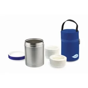 NUVITA BOITE THERMIQUE ALIMENTAIRE EN ACIER INOXYDABLE 1000 ML AVEC SAC DE TRANSPORT - 1478 PRO