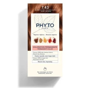 PHYTO COLORATION 7.43 BLOND CUIVRÉ DORÉ