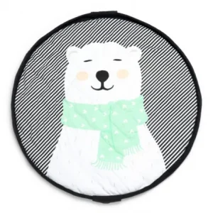 play&go Sac de rangement de jouets et tapis de jeux SOFT Ours Polaire
