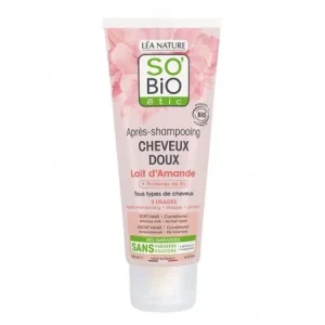 SO BIO Après shampooing cheveux doux lait d’amande Bio