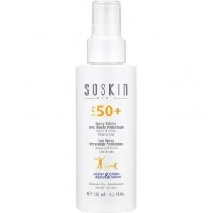 Soskin spray solaire très haute protection spf50+