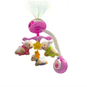 VTECH Lumi' mobile compte moutons rose - 503335